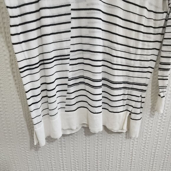 Cabi 5590 Captain Sweater White and Black Stripe Women's Size Small - Picture 6 of 10